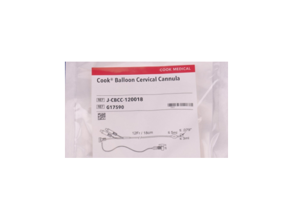 美國庫克COOK雙球囊子宮頸套管J-CBCC-120018