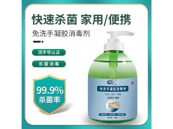 家用醫用500ml免洗手消毒凝膠 按壓式