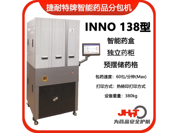 JHNT捷耐特牌擺藥機、包藥機，分包機、發藥機INNO138型