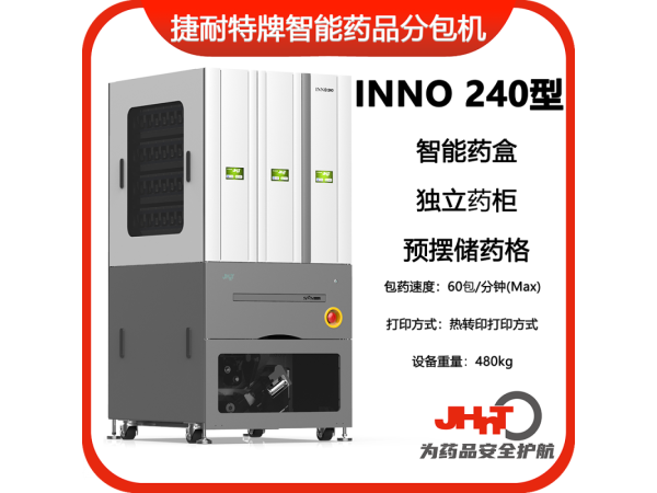 JHNT捷耐特牌擺藥機、包藥機，分包機、發藥機INNO240型