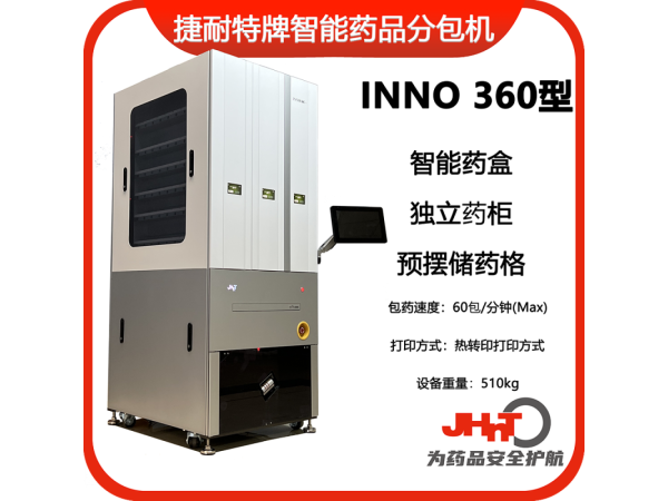 JHNT捷耐特牌擺藥機、包藥機，分包機、發藥機INNO360型
