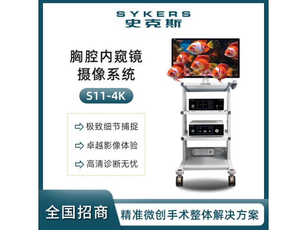 SYKERS 史克斯內窺鏡 胸腔內窺鏡 4K內窺鏡攝像系統 沖吸泵 冷光源